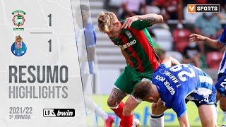 Highlights  Resumo Marítimo 11 FC Porto Liga 2122 3 [upl. by Kenti]