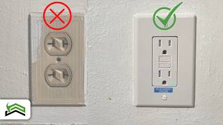 How To Replace An Old 2 Prong Outlet Using 3 Prong GFCI [upl. by Sinegra997]