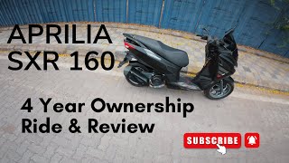 Aprilia SXR 160  4Year Ownership Review  Ride amp Review  Nagpur [upl. by Alida811]