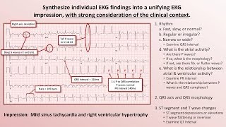 Intro to EKG Interpretation  The 5 Cardinal Rules [upl. by Jonell]