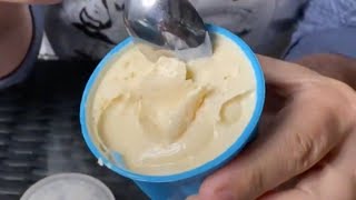 Receta en 30s ¡¿Helado de Vainilla Casero con Solo 3 Ingredientes [upl. by Ulyram]