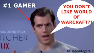 Henry Cavill being a GAMER for 6 min and 14 sec part 1 [upl. by Ynnol]