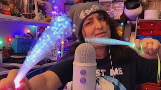 ASMR  relaxing fiber optic light wand tingles [upl. by Hairehcaz]