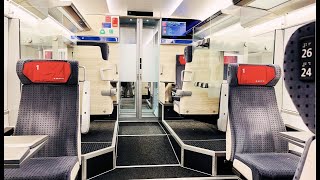 IS FIRST CLASS TRAIN WORTH IT I TRAINS IN SWITZERLAND [upl. by Riki561]