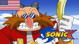 Sonic X  Dr Eggman Eats a Banana English [upl. by Aielam]