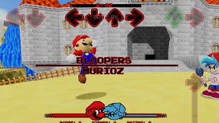 FNF  Marios Madness V2  BLOOPERS FANMADE [upl. by Arlin754]