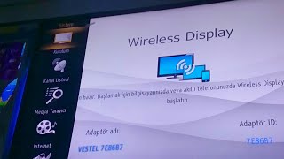 Vestel EKRAN YANSITMA  WİRELESS DİSPLAY SORUNU ÇÖZÜM [upl. by Anifur]