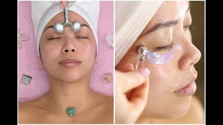 Oily Skin Pore Tightening Facial with LianeV ASMR Whisper Deep relaxation [upl. by Eloc]