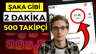 İNSTAGRAM TAKİPÇİ ARTTIRMA  2 DAKİKADA 500 TAKİPÇİ [upl. by Annoda]