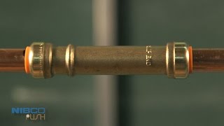 How to Repair a Burst Pipe with NIBCO PushtoConnect Fittings [upl. by Ikuy14]