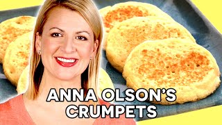 Professional Baker Teaches You How To Make CRUMPETS [upl. by Yenettirb532]