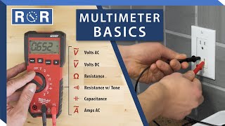 How to Use a Multimeter amp Electricity Basics  Repair and Replace [upl. by Yenruoc749]