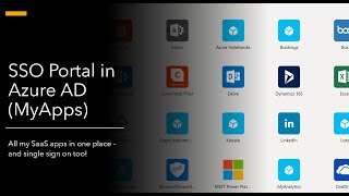 SSO Portal in Azure Active Directory Myapps [upl. by Htidirem52]