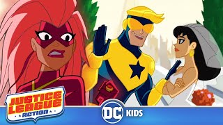 Justice League Action  Boosters Wedding  dckids [upl. by Eittak591]