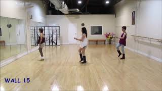 Jerusalema EZ  Line Dance Dance amp Teach [upl. by Fogarty994]