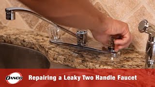 Repairing a Leaky Two Handle Faucet [upl. by Nalon]