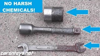 How to Remove Rust from Metal Tools  No Harsh Chemicals [upl. by Niassuh520]