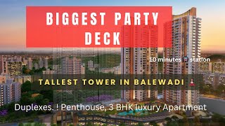 2 3 amp 4 BHK duplex penthouse primium Apartment Balewadi in Pune [upl. by Aticilef]