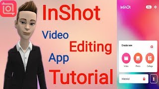 InShot Video Editing App Tutorial  InShot Android App  Tutorial [upl. by Elise439]