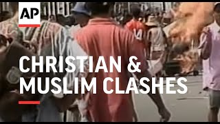 INDONESIA MALUKU PROVINCE CHRISTIAN amp MUSLIM CLASHES [upl. by Edmee]