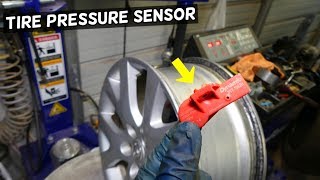 HOW TO REPLACE TPMS SENSOR TIRE PRESSURE MONITOR SENSOR REPLACEMENT [upl. by Sherard]