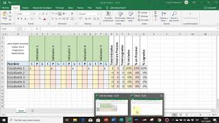 Hacer una lista de cotejos en Excel [upl. by Nnaeirrac]