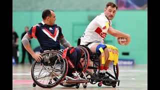 Highlights  England v France Wheelchair [upl. by Neral]