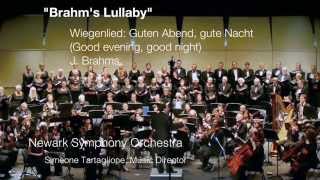 Brahmss Lullaby Newark Symphony Orchestra [upl. by Marlette]