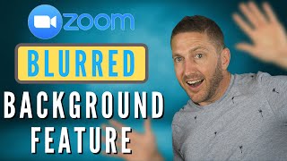 How to Use NEW Blur Background in Zoom Feb 2021 FEATURE UPDATE [upl. by Aroz867]