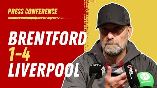 Brentford 14 Liverpool  Jurgen Klopp Press Conference [upl. by Arreit]