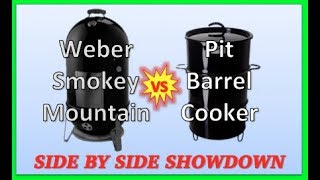 Weber Smokey Mountain vs Pit Barrel Cooker  WSM vs PBC  Road to Ribtown Eps 11 [upl. by Allimaj]