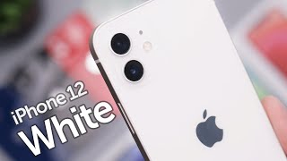 White iPhone 12 Unboxing amp First Impressions [upl. by Reagan182]