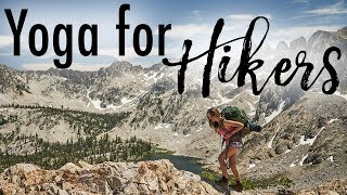 Yoga For Hikers  Post Hike Stretches for Tired Legs [upl. by Haizek]