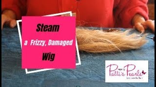 Steam a Frizzy Damaged Wig back to Life [upl. by Bradeord]