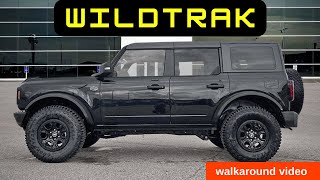 2022 Bronco Wildtrak walkaround video D03 [upl. by Neala]