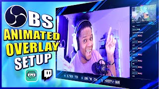 OBS Studio ANIMATED Overlay Setup Full Tutorial Guide for Beginners [upl. by Ames785]