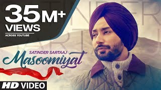 Satinder Sartaaj Masoomiyat Full Song  Beat Minister  Latest Punjabi Songs 2017  TSeries [upl. by Jorie]