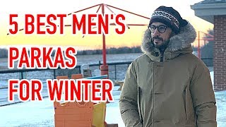 5 Best Mens Parkas For Winter  Coats Review [upl. by Hairim452]