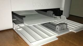 Brother DCP1610WE Printing  Demo [upl. by Aynnek]