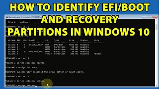 How to Identify EFI or Boot Partition in Windows 10  How do I find My EFI Partition Windows 10 amp 11 [upl. by Ociral]