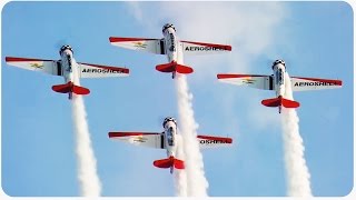 Incredible Air Show Stunts  Aerial Dare Devils [upl. by Akihsal619]