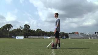 Target Line  How to Kick a Field Goal Series by IMG Academy Football 4 of 5 [upl. by Kaiulani]