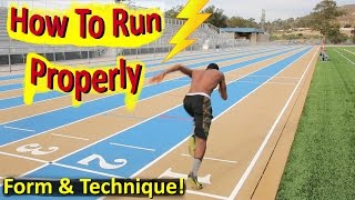 How to Run Properly The Correct Technique amp Form [upl. by Lydie216]