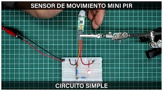 ¿Cómo usar sensor mini PIR sin Arduino [upl. by Niryt140]