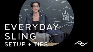 Peak Design Everyday Sling Setup  Tips [upl. by Annekcm]