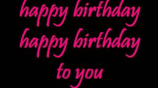 happy birthday song  lyrics [upl. by Florella]