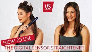 How To Use the Digital Sensor Straightener  VS Sassoon [upl. by Eceinal748]