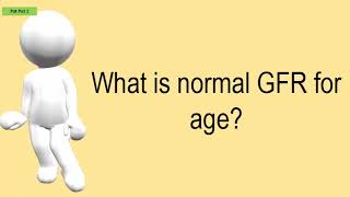 What Is Normal GFR For Age [upl. by Rediah]