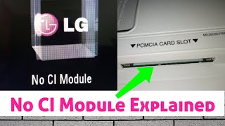 No CI Module amp Scrambled On LG TV Explained [upl. by Alurd51]