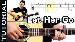 Cómo tocar LET HER GO  Tutorial completo guitarra  Guitarraviva [upl. by Assilam]